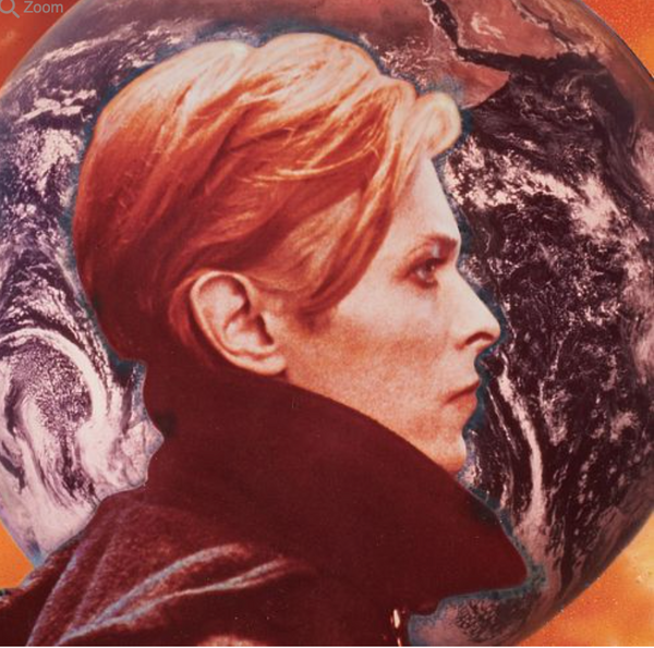 David Bowie, RCA Music Original Cover Art for Man Who Fell to Earth 1977